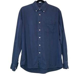 Ivy Crew Navy Blue Button Down Shirt Medium
